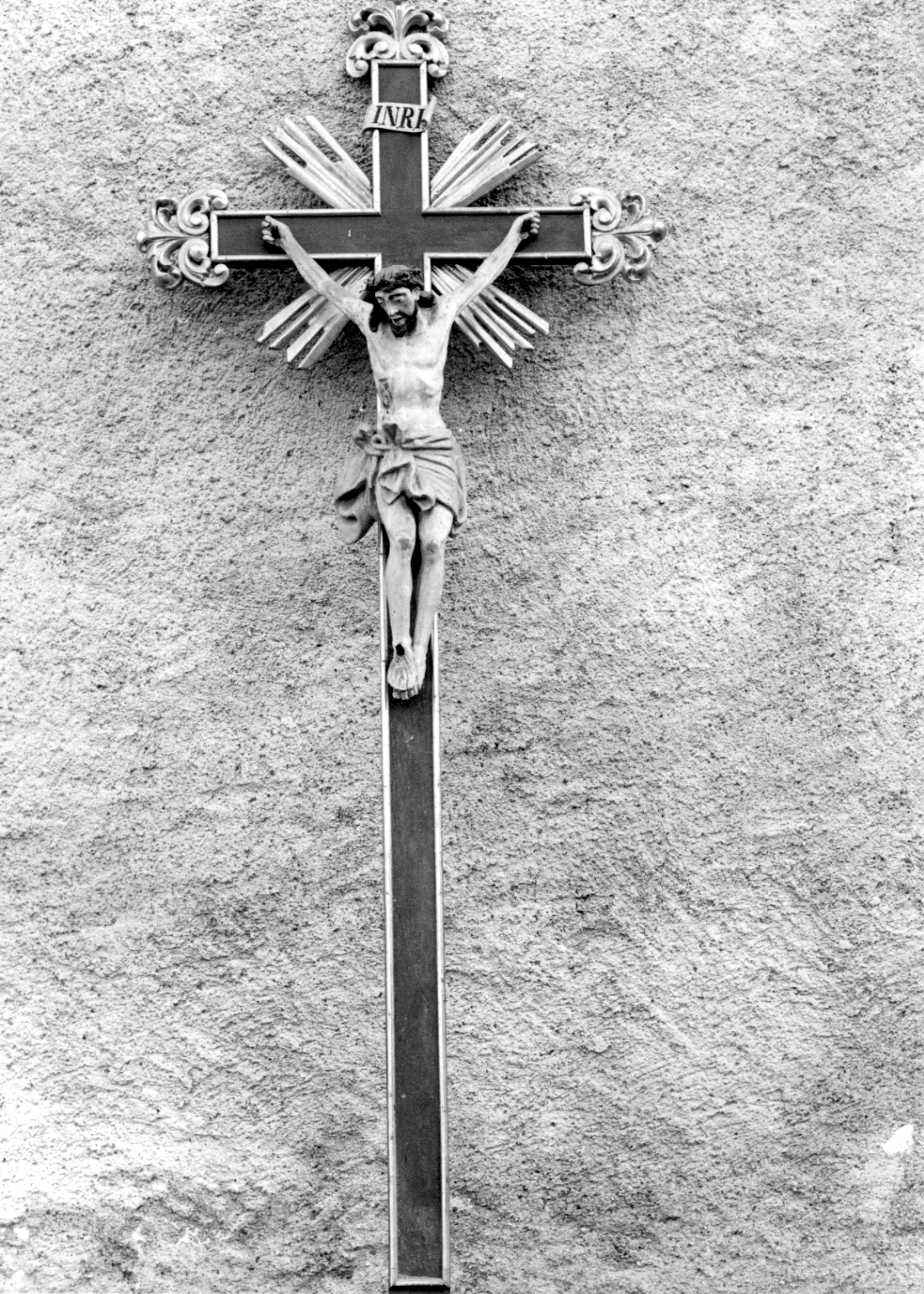 Cristo crocifisso (croce d'altare, opera isolata) - bottega piemontese (metà sec. XVIII)