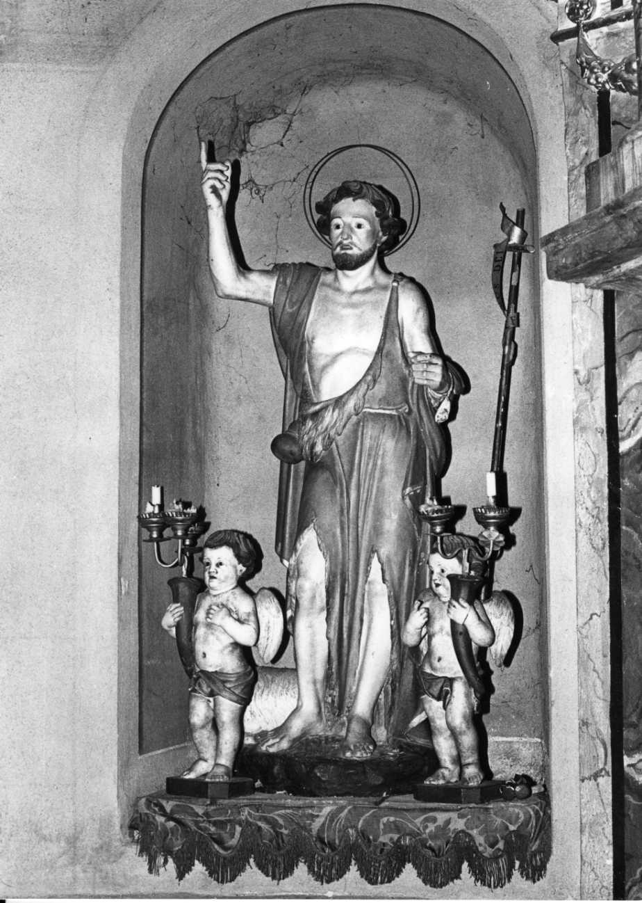 San Giovanni Battista (statua, opera isolata) - bottega piemontese (fine/inizio secc. XVIII/ XIX)
