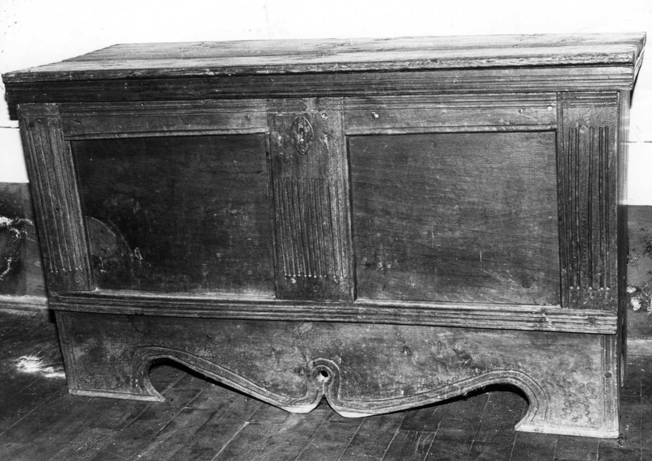 cassone, opera isolata - bottega cuneese (sec. XVI)