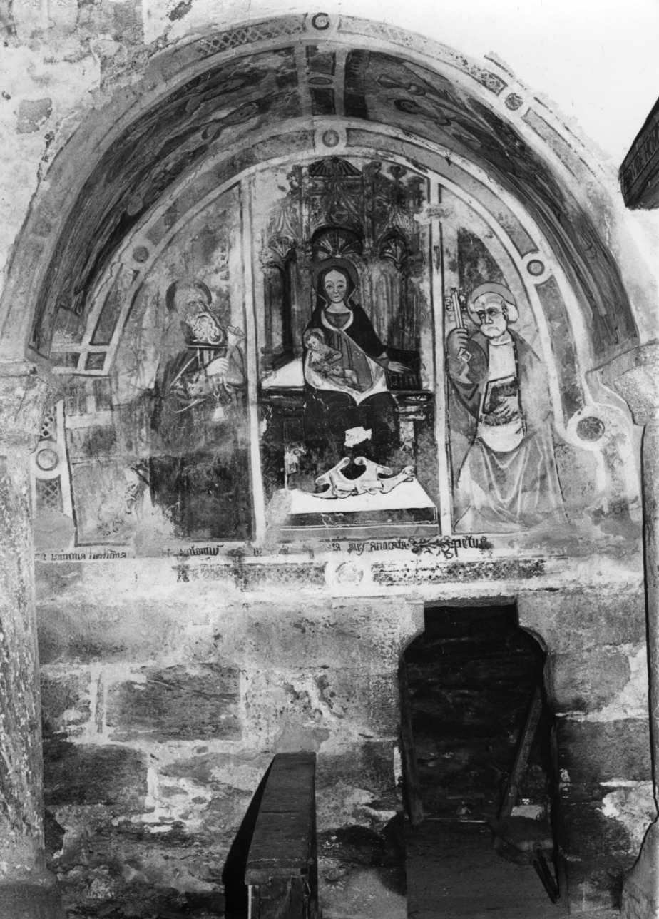 decorazione pittorica, complesso decorativo - ambito cuneese (seconda metà sec. XV)