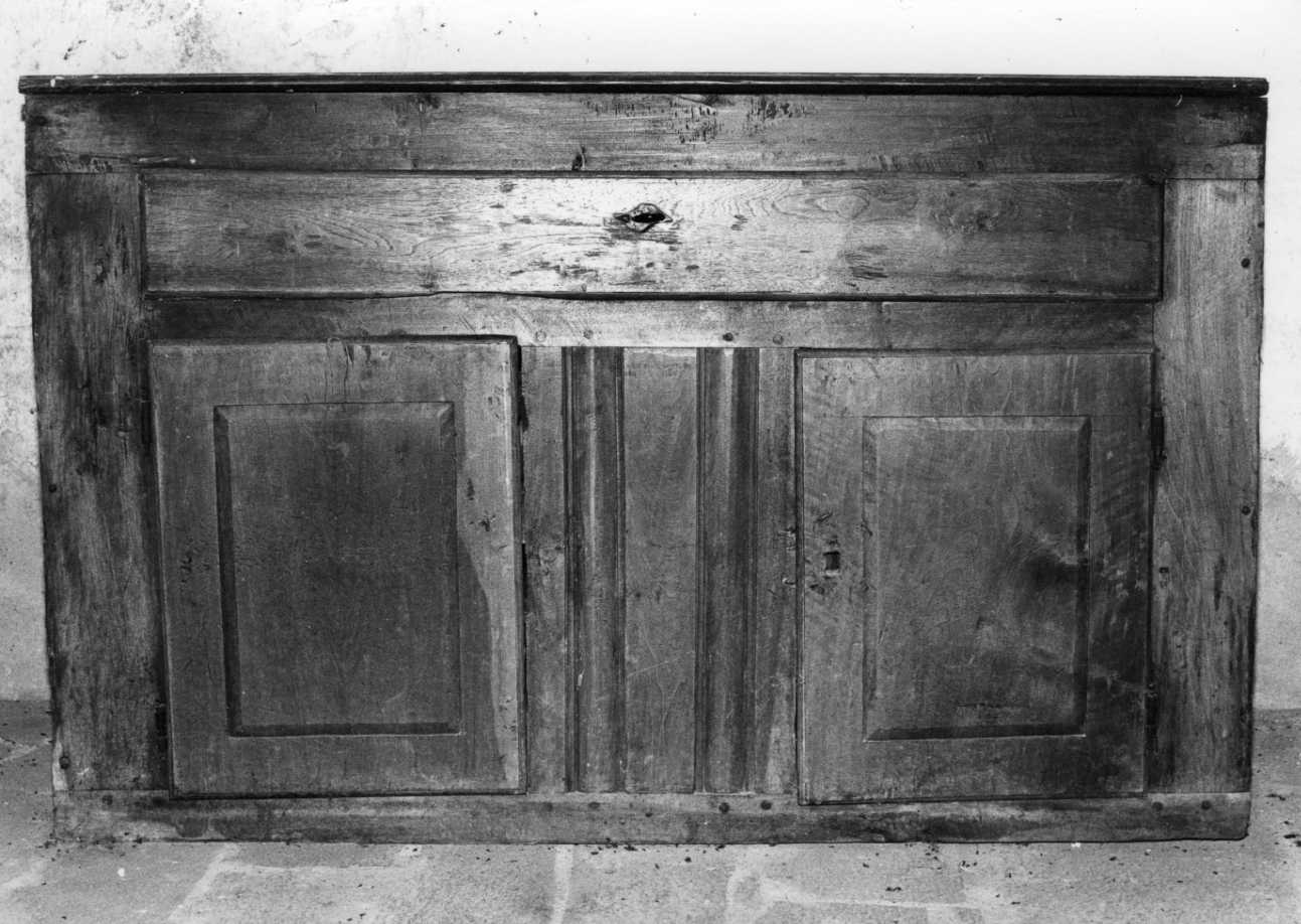 armadio, opera isolata - bottega piemontese (sec. XVI)