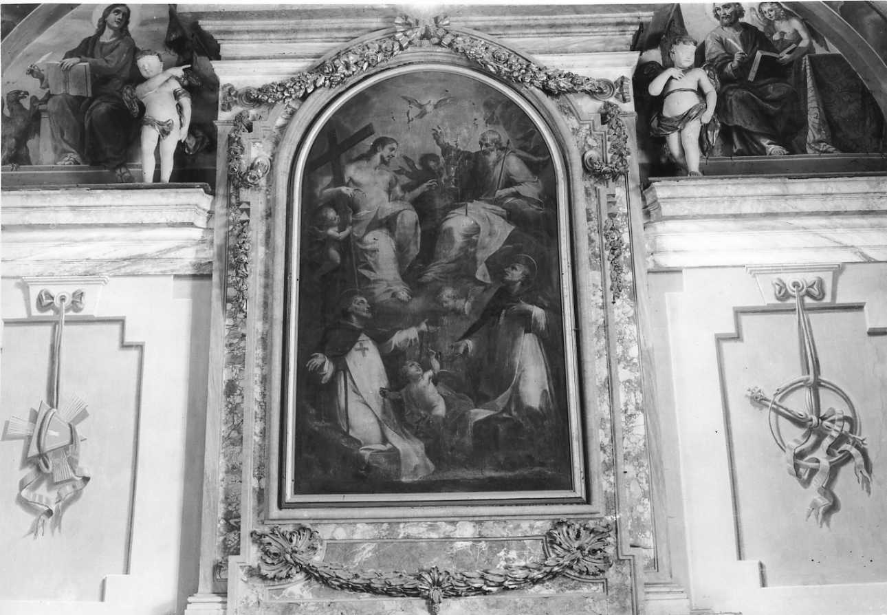 Trinità, San Giovanni di Matha e Felice di Valois (dipinto, opera isolata) di Bongiovanni Giovenale (seconda metà sec. XVIII)