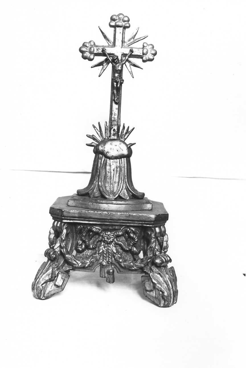 Cristo crocifisso (croce da tavolo, opera isolata) - ambito piemontese (seconda metà sec. XVIII)