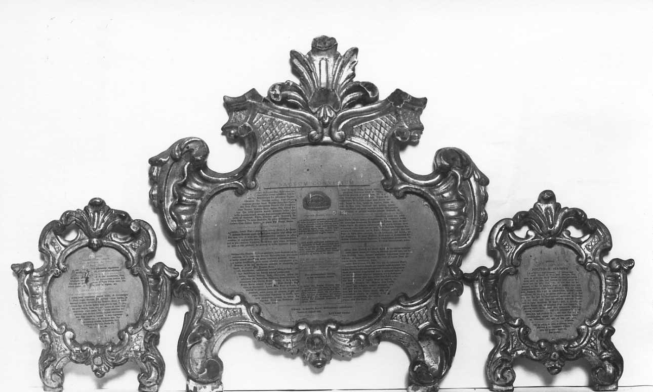 motivi decorativi architettonici e vegetali (cartagloria, serie) - ambito piemontese (sec. XVII)