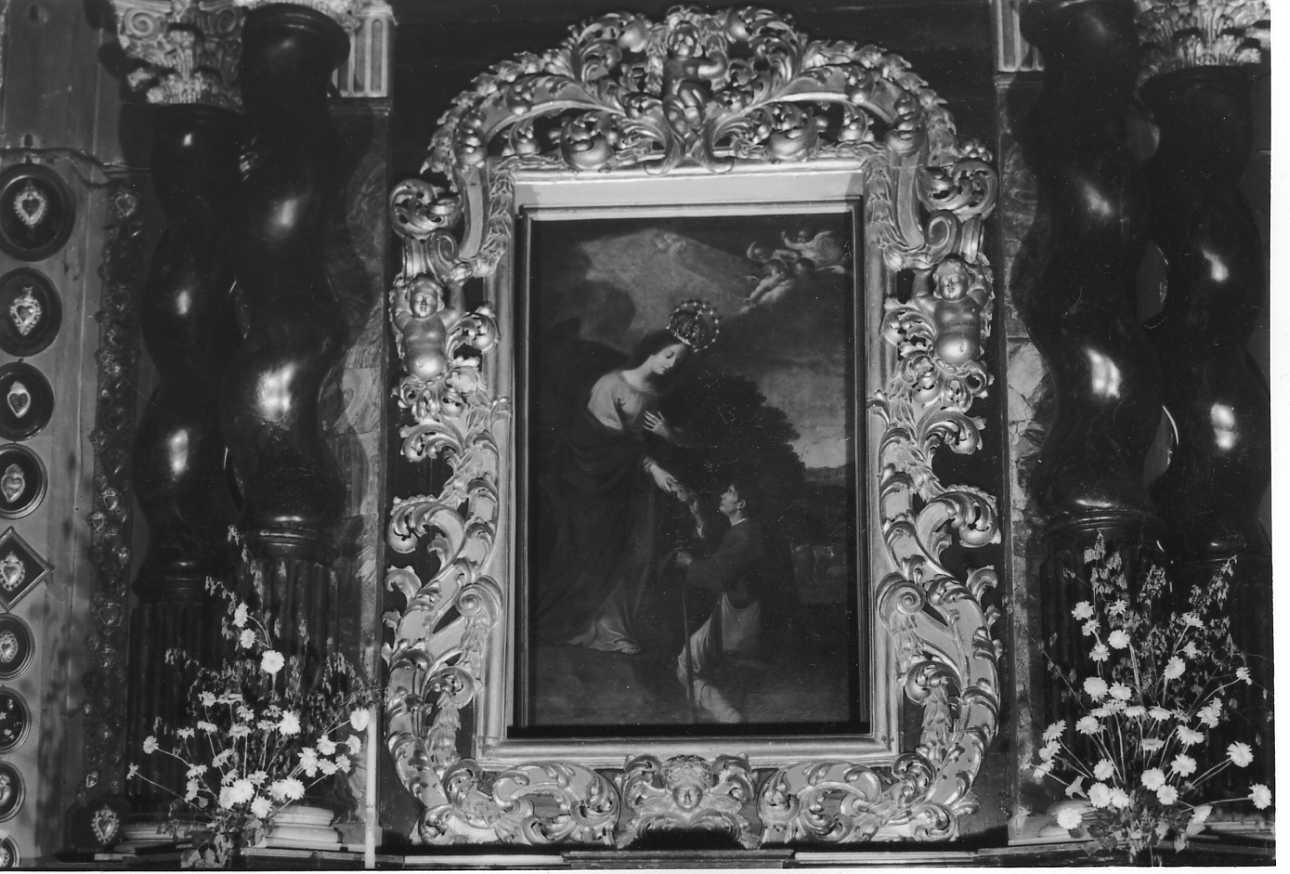 Miracolo della Madonna di Cussanio (dipinto, opera isolata) di Claret Giovanni (metà sec. XVII)