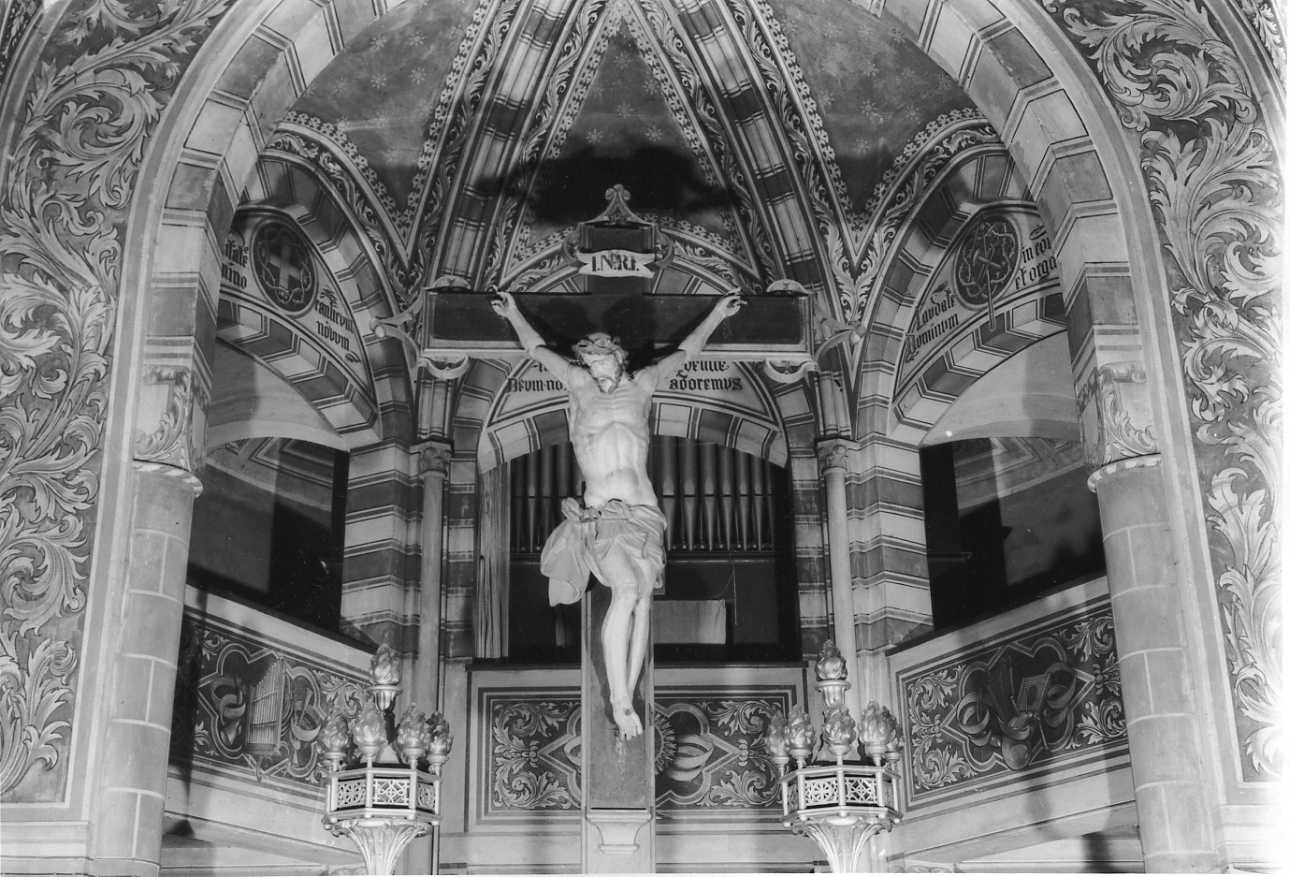 Cristo crocifisso dolente (crocifisso, opera isolata) di Clemente Stefano Maria (cerchia) (seconda metà sec. XVIII)