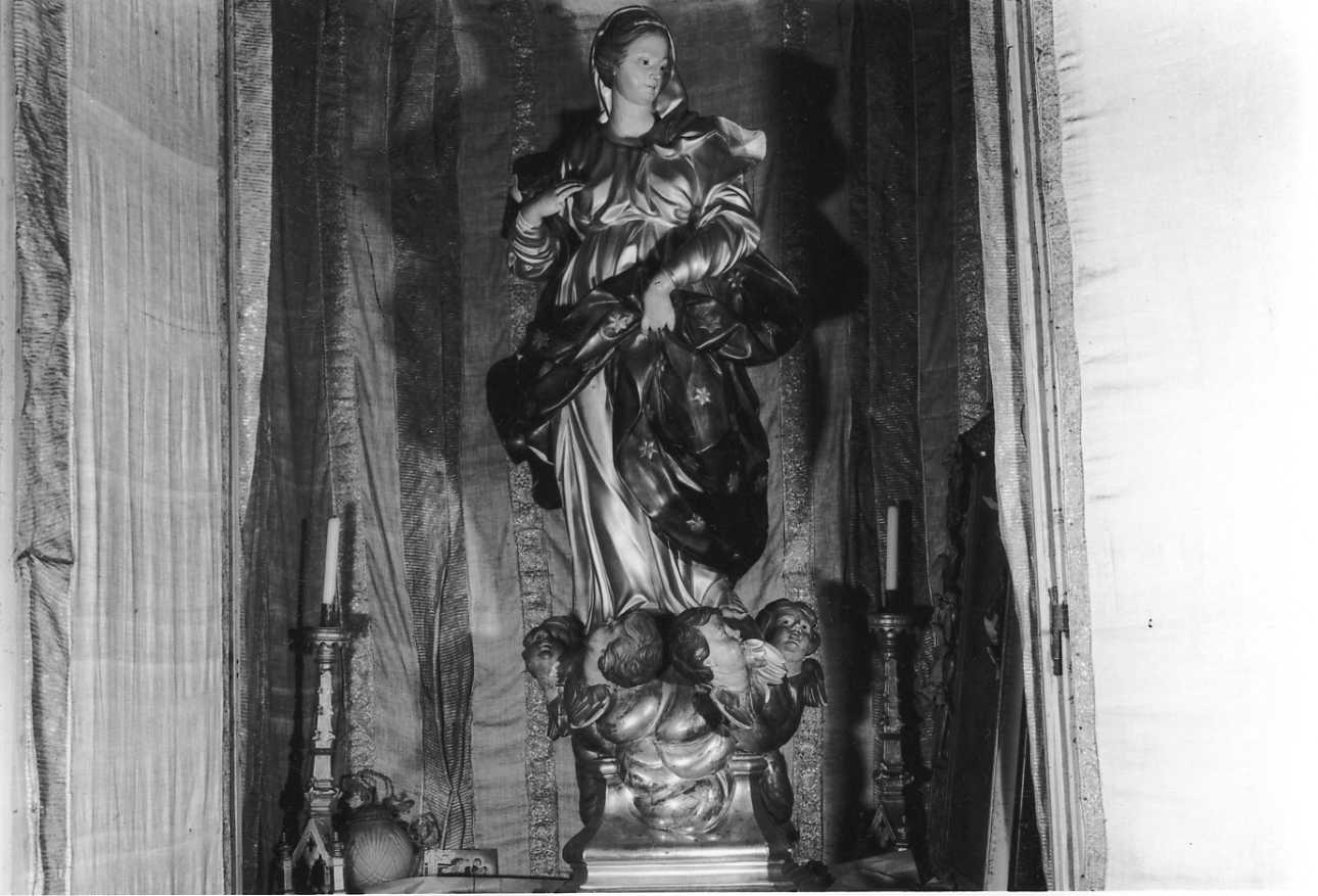 Madonna (statua, opera isolata) - ambito piemontese (seconda metà sec. XVIII)