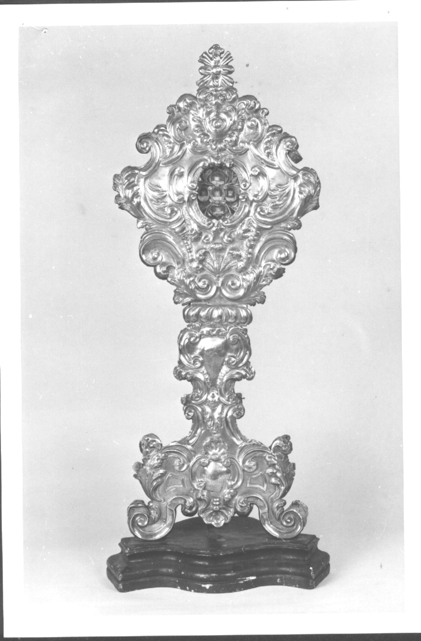 motivi decorativi architettonici (cattedra episcopale, opera isolata) - bottega saluzzese (sec. XVIII)