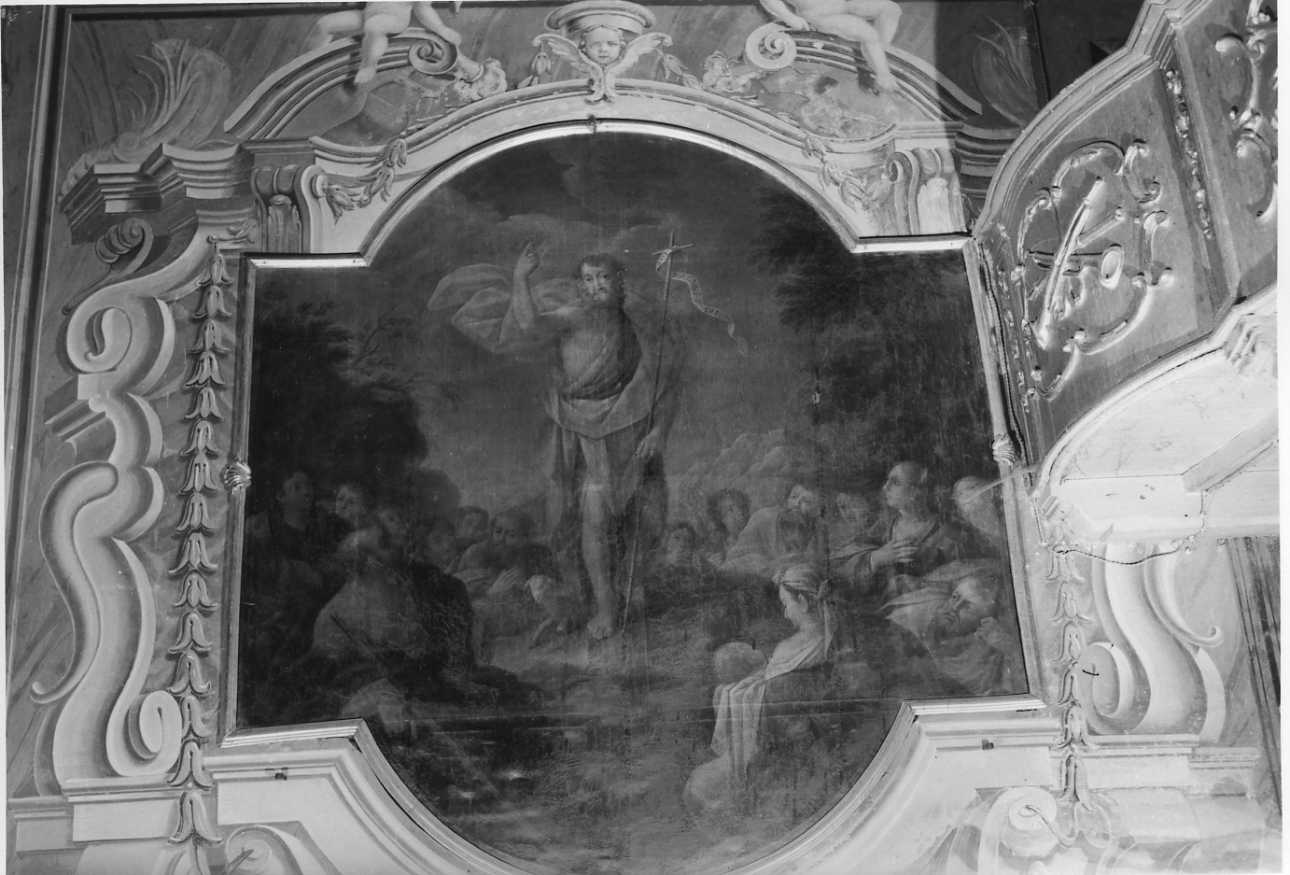San Giovanni Battista predica nel deserto (dipinto, elemento d'insieme) - ambito piemontese (sec. XVIII)