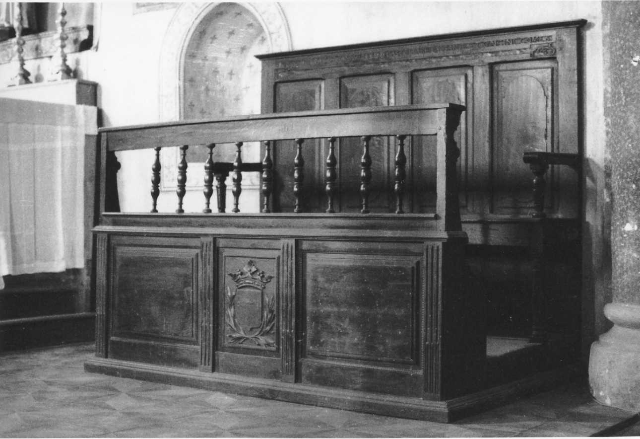 motivi decorativi geometrici (banco di famiglia, opera isolata) - ambito piemontese (sec. XIX)