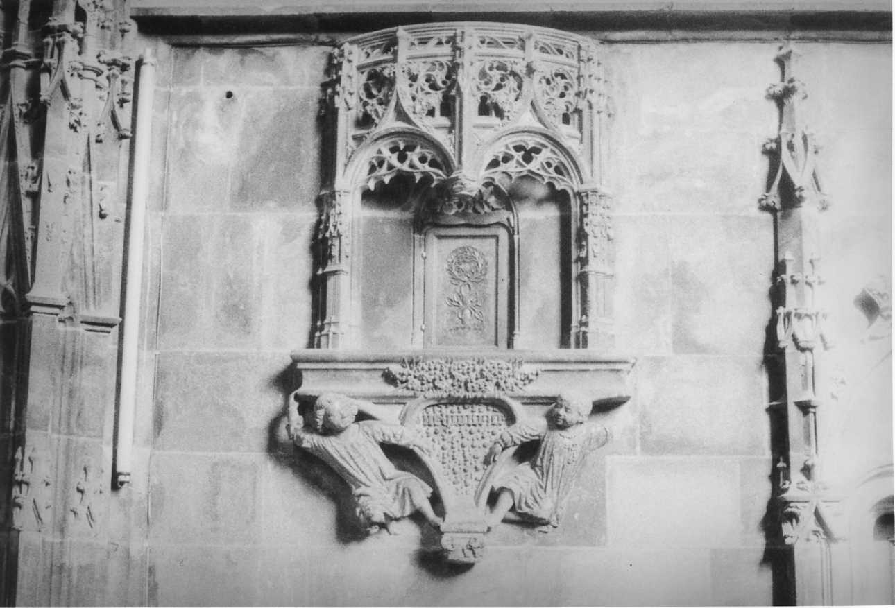 motivi decorativi architettonici e figure (tabernacolo - a tempietto, opera isolata) di Le Moiturier Antoine (seconda metà sec. XV)