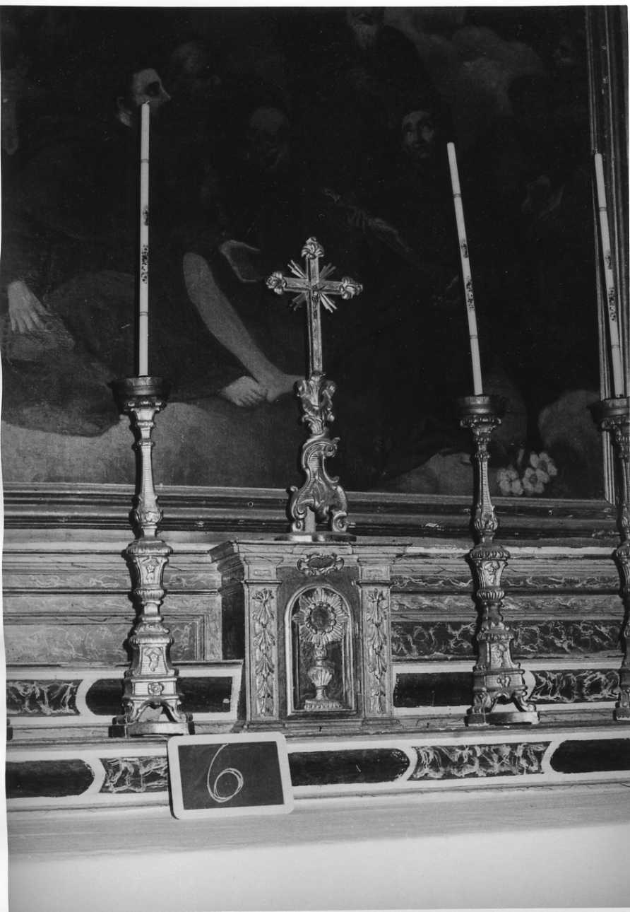 Cristo Crocifisso (croce d'altare, opera isolata) - ambito piemontese (sec. XVIII)