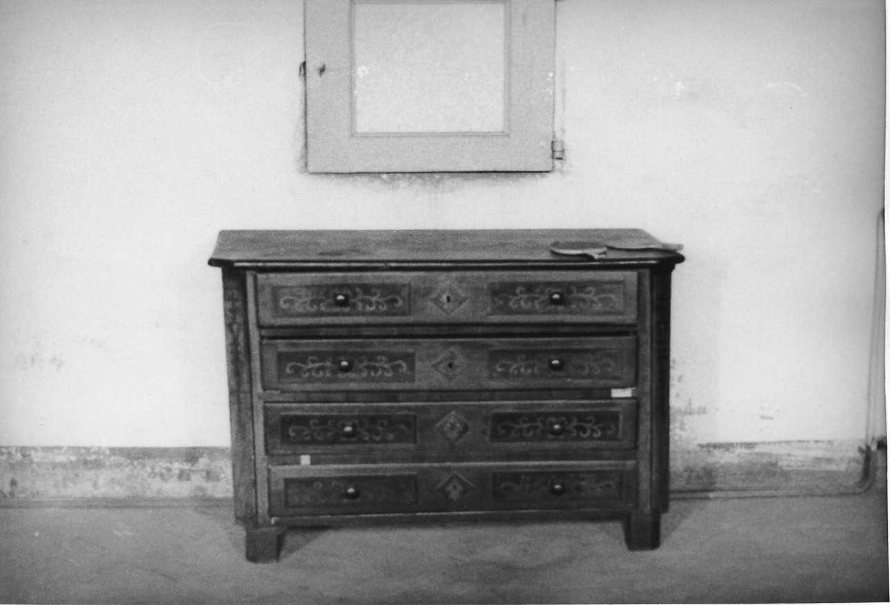 motivi decorativi vegetali stilizzati (cassettone, opera isolata) - ambito piemontese (sec. XIX)