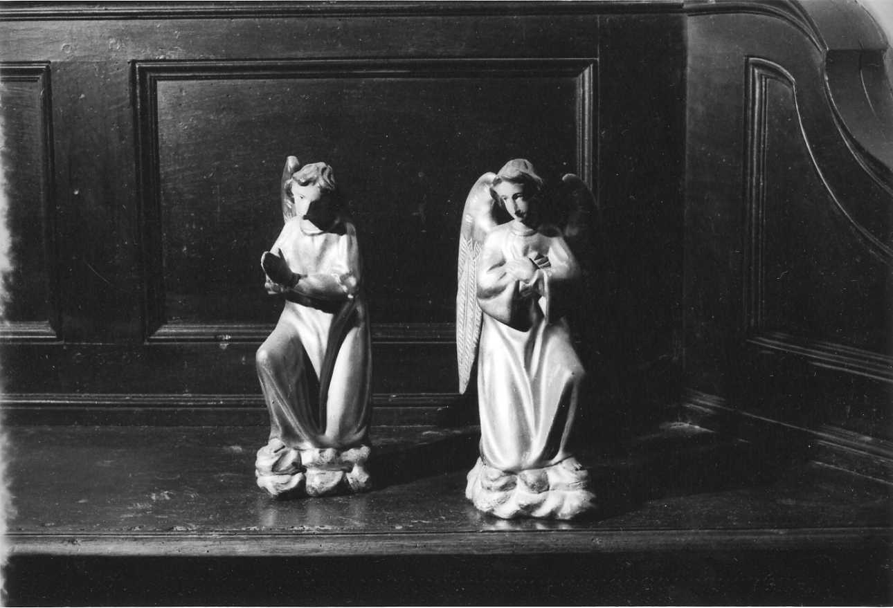 angelo orante (statua, coppia) - bottega cuneese (sec. XVIII)