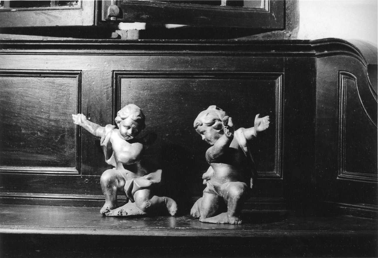 angioletto (statua, coppia) - bottega cuneese (sec. XVIII)