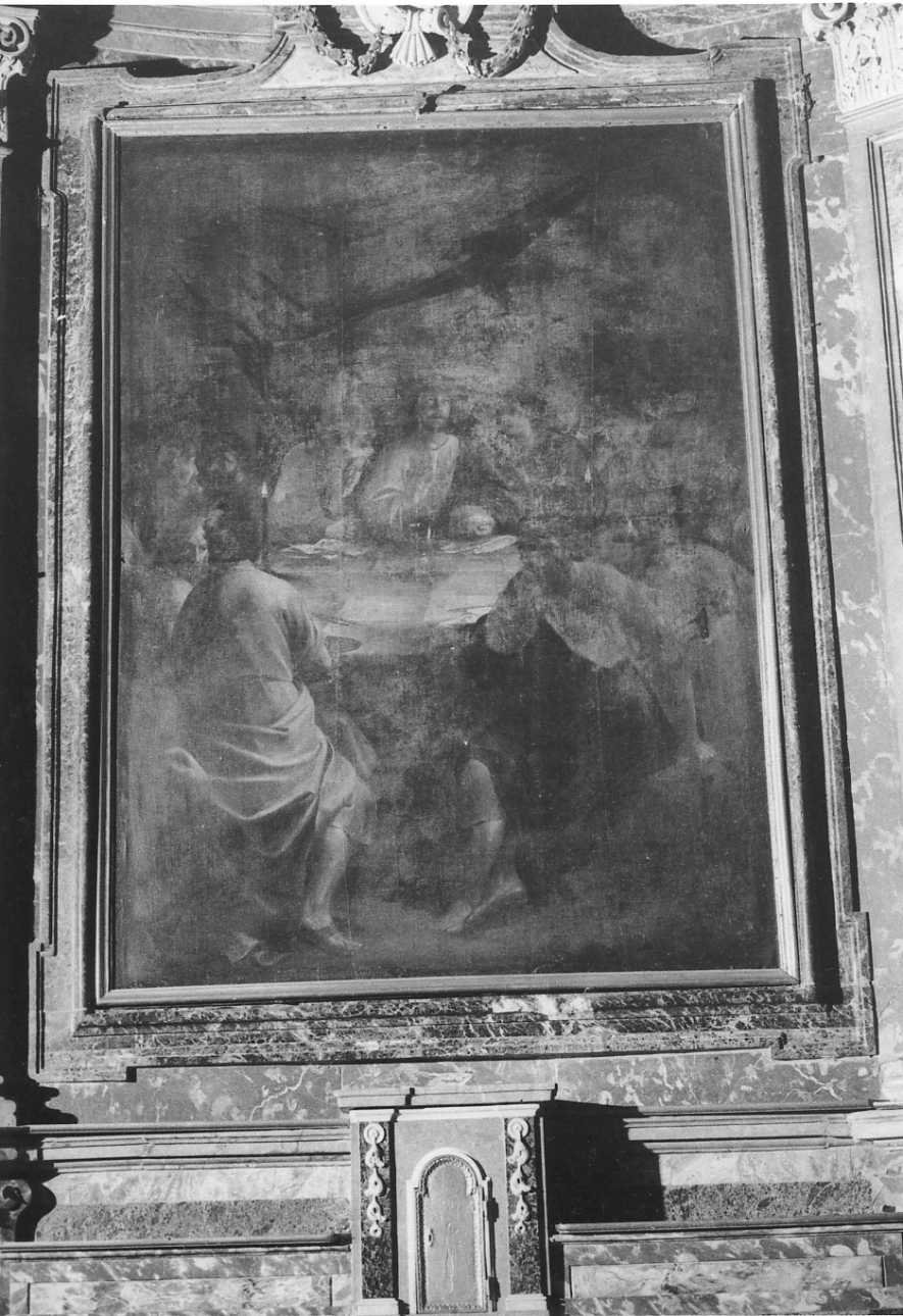 ultima cena (dipinto, opera isolata) - ambito piemontese (sec. XVII)