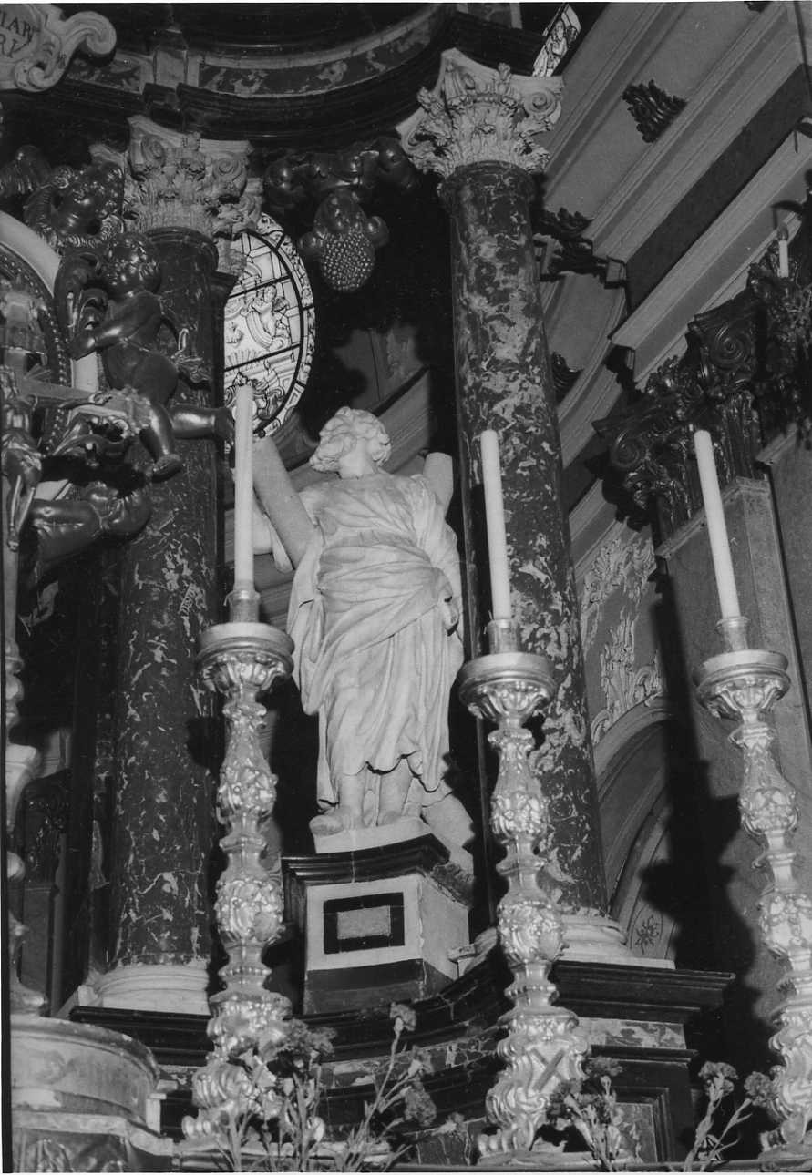 Sant'Andrea (statua, elemento d'insieme) di Bernero Giovanni Battista (sec. XVIII)
