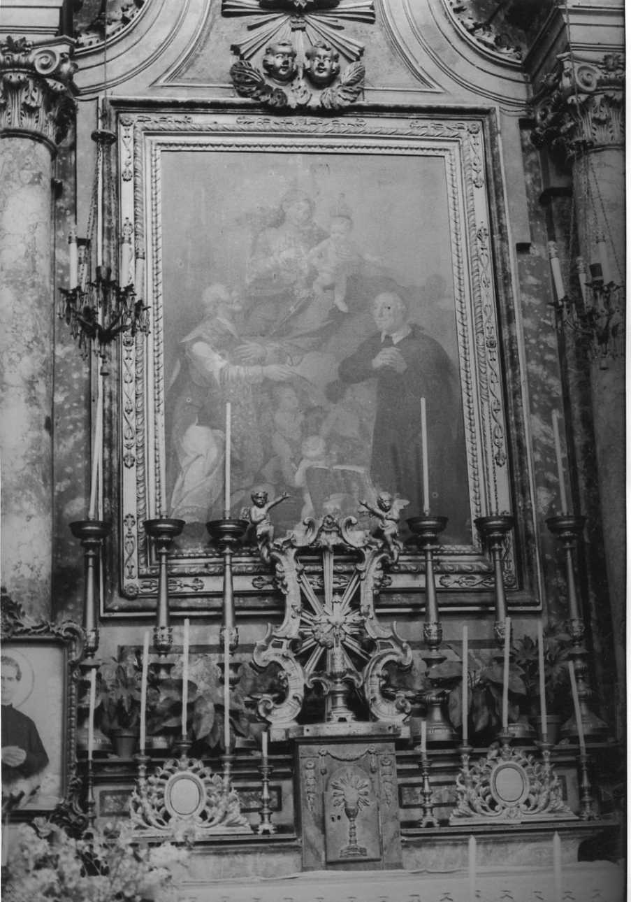 Madonna con Bambino e Santi (dipinto, opera isolata) - ambito piemontese (secc. XVII/ XVIII)