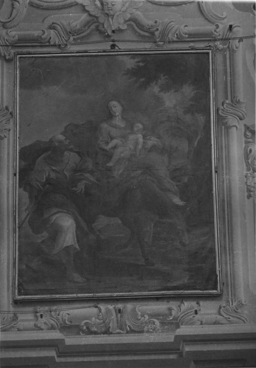 fuga in Egitto (dipinto, elemento d'insieme) di Gagini Giovan Francesco (prima metà sec. XVIII)