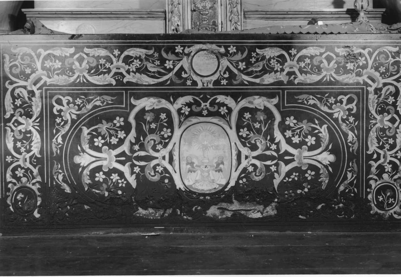 motivi decorativi floreali (paliotto - a pannello piano, opera isolata) - ambito emiliano (primo quarto sec. XVIII)