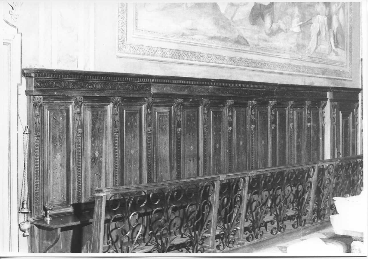 motivi decorativi vegetali (porta - ad un battente, coppia) di Tiffner Benedetto, Tiffner Giovanni Bartolomeo (metà sec. XVII)