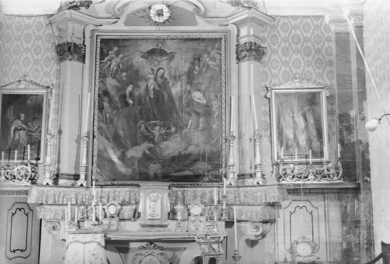 Trinità con la Madonna e santi (dipinto, opera isolata) - ambito piemontese (seconda metà sec. XVII)