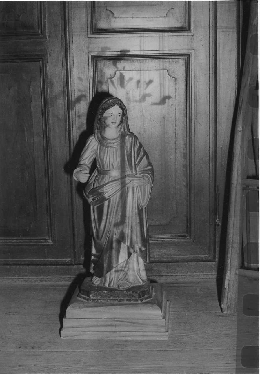 Santa Lucia (statua, opera isolata) - bottega cuneese (sec. XIX)