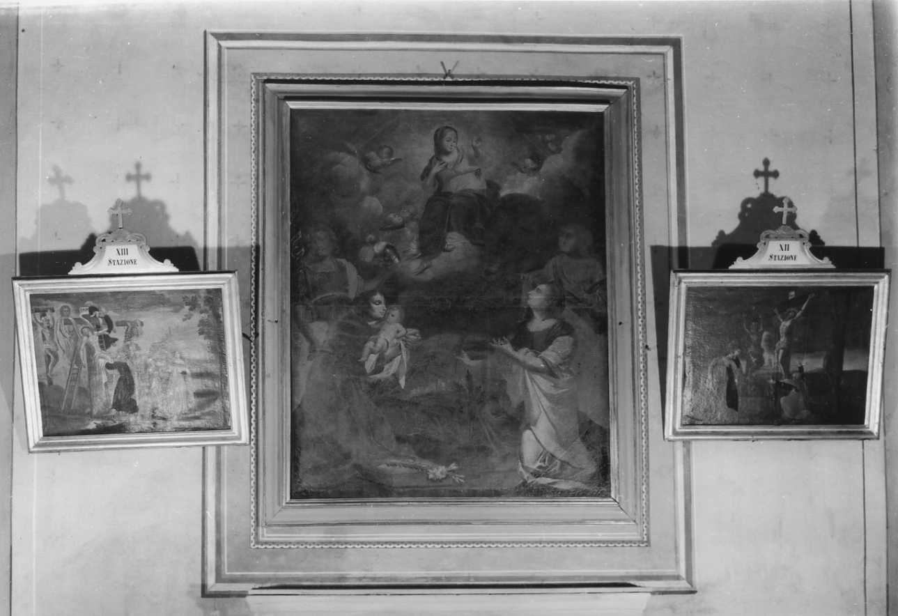 Madonna e santi (dipinto, opera isolata) - bottega cuneese (ultimo quarto sec. XVII)