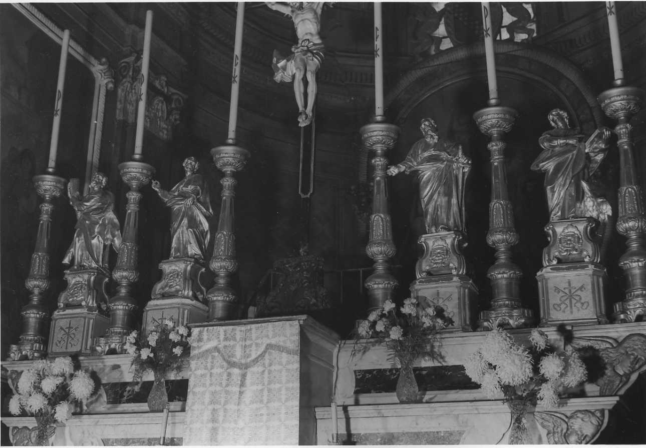 Santi (gruppo scultoreo, complesso decorativo) - ambito piemontese (fine/inizio secc. XVIII/ XIX)