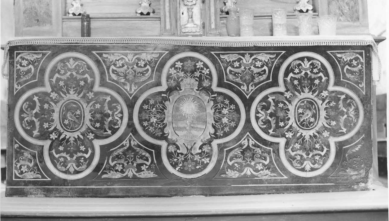 motivi decorativi floreali (paliotto - a pannello piano, opera isolata) - ambito emiliano (primo quarto sec. XVIII)