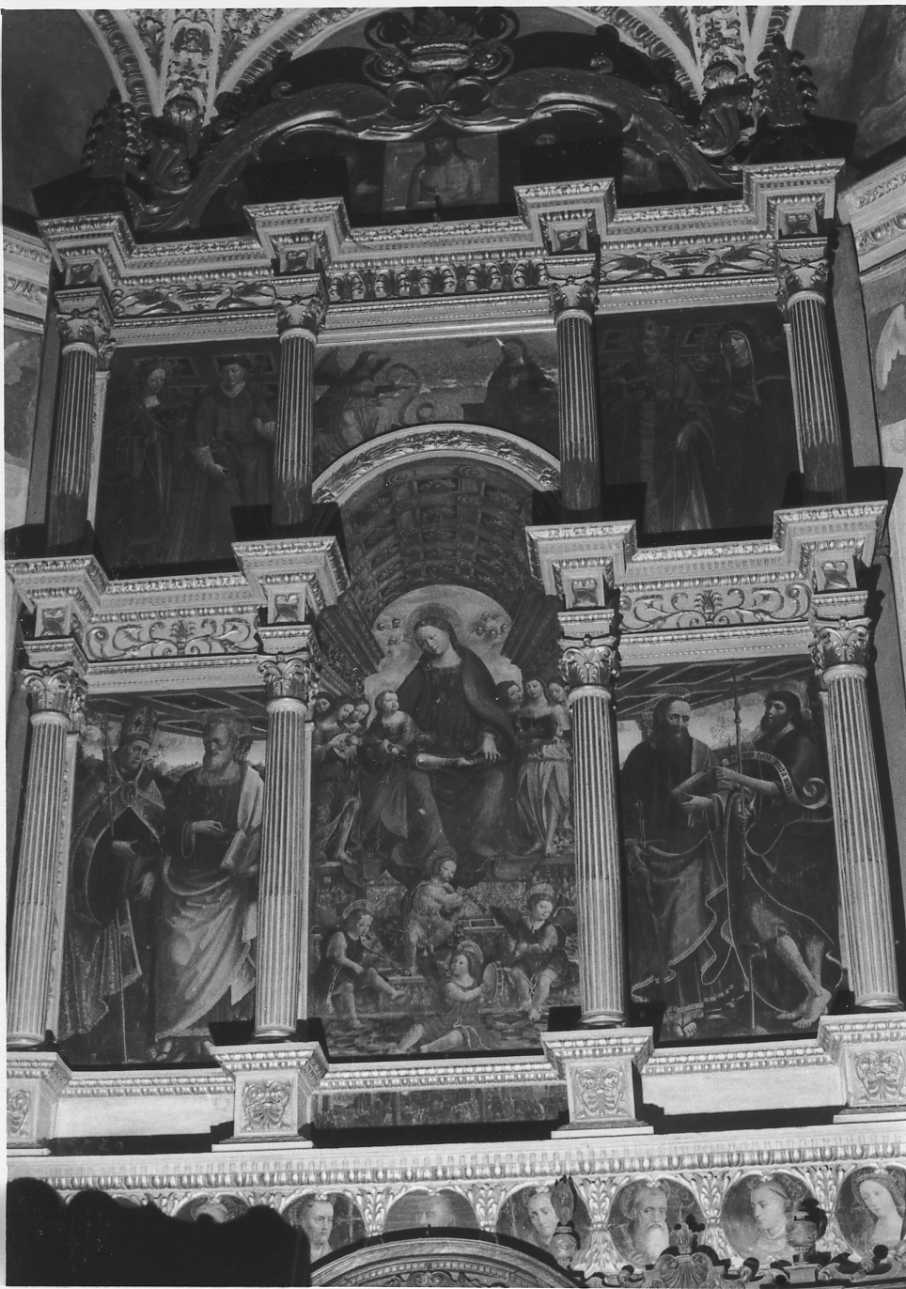 Santi (scomparto di polittico, elemento d'insieme) di Gandolfino da Roreto (inizio sec. XVI)