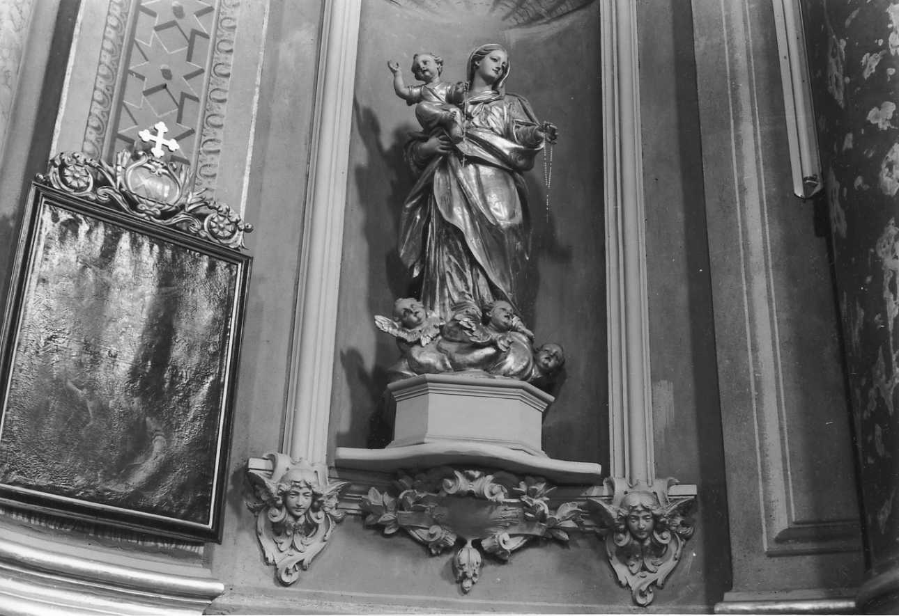 Madonna del Rosario (statua, opera isolata) di Clemente Stefano Maria (seconda metà sec. XVIII)