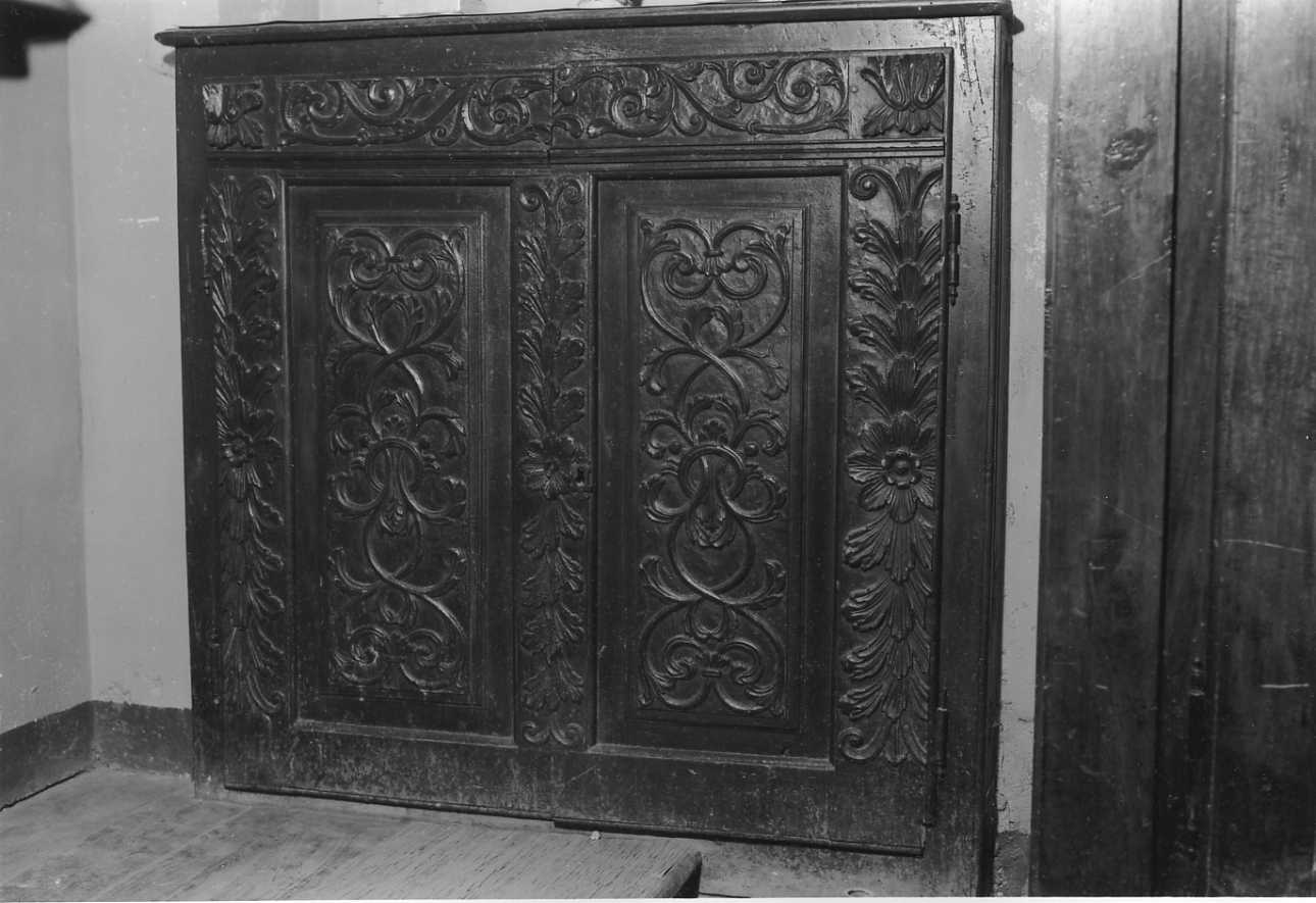 mobile da sacrestia, opera isolata - bottega cuneese (sec. XVIII)