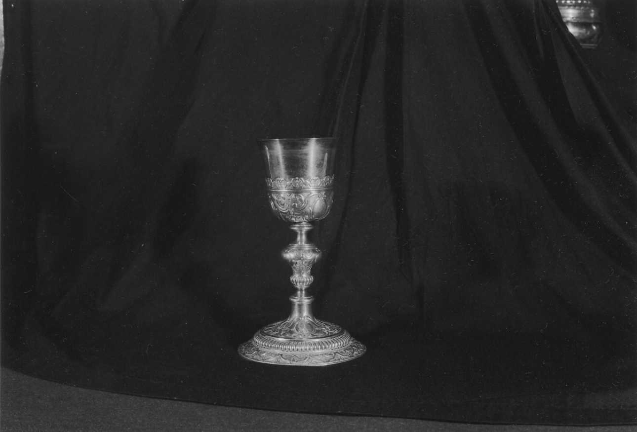 calice, opera isolata - bottega piemontese (fine/inizio secc. XVII/ XVIII)