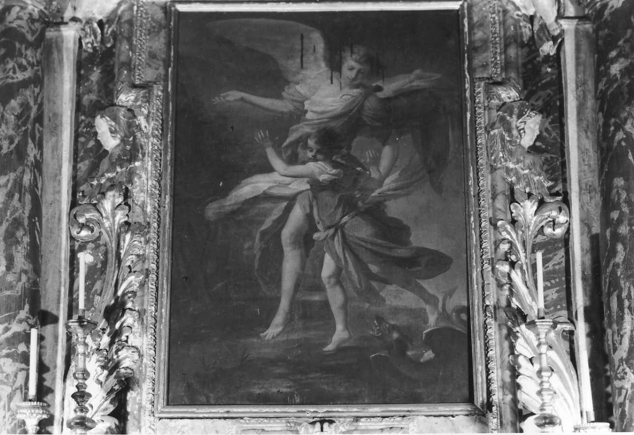 Tobia e l'Angelo (dipinto, opera isolata) di Beaumont Claudio Francesco (maniera) (terzo quarto sec. XVIII)
