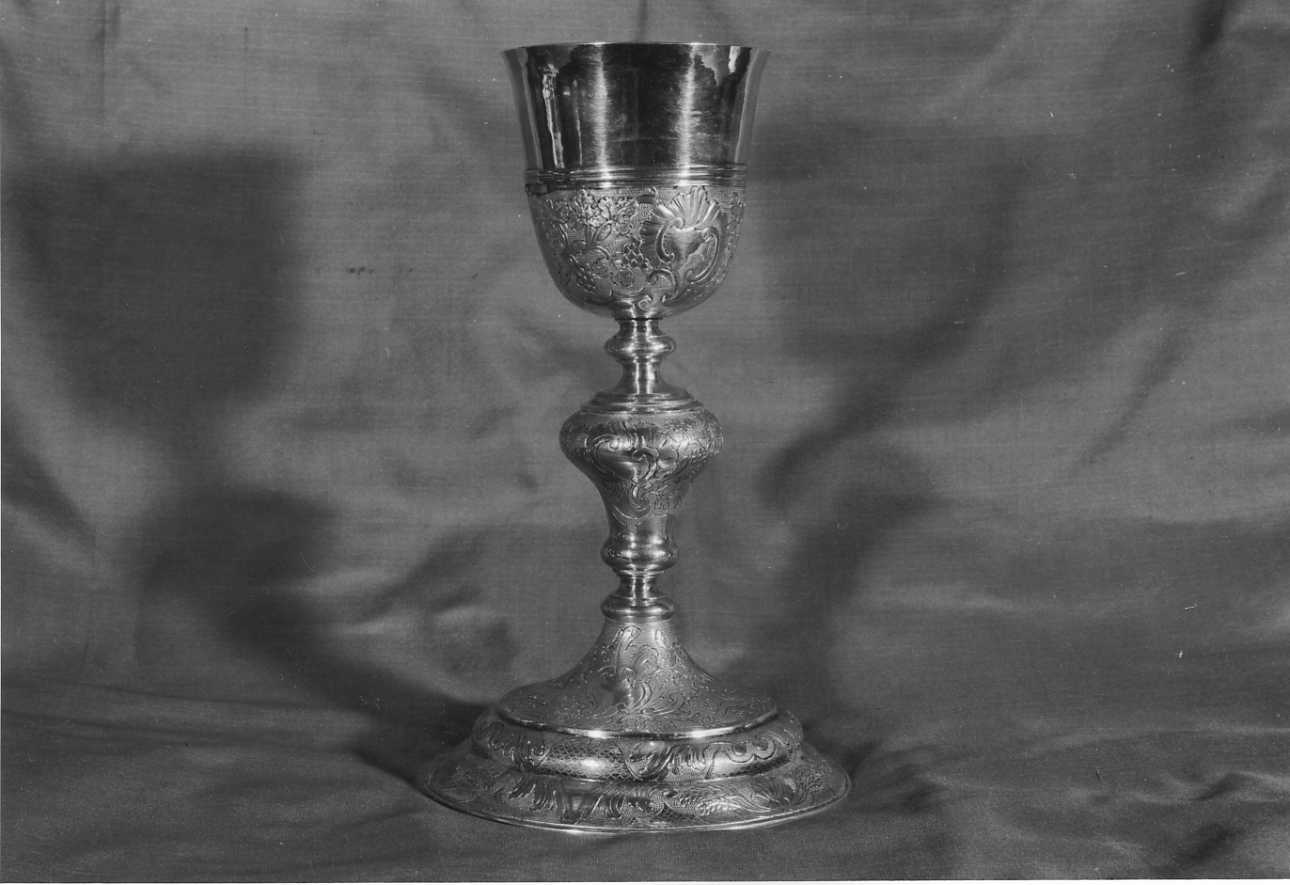 calice, opera isolata - bottega piemontese (seconda metà sec. XVIII)