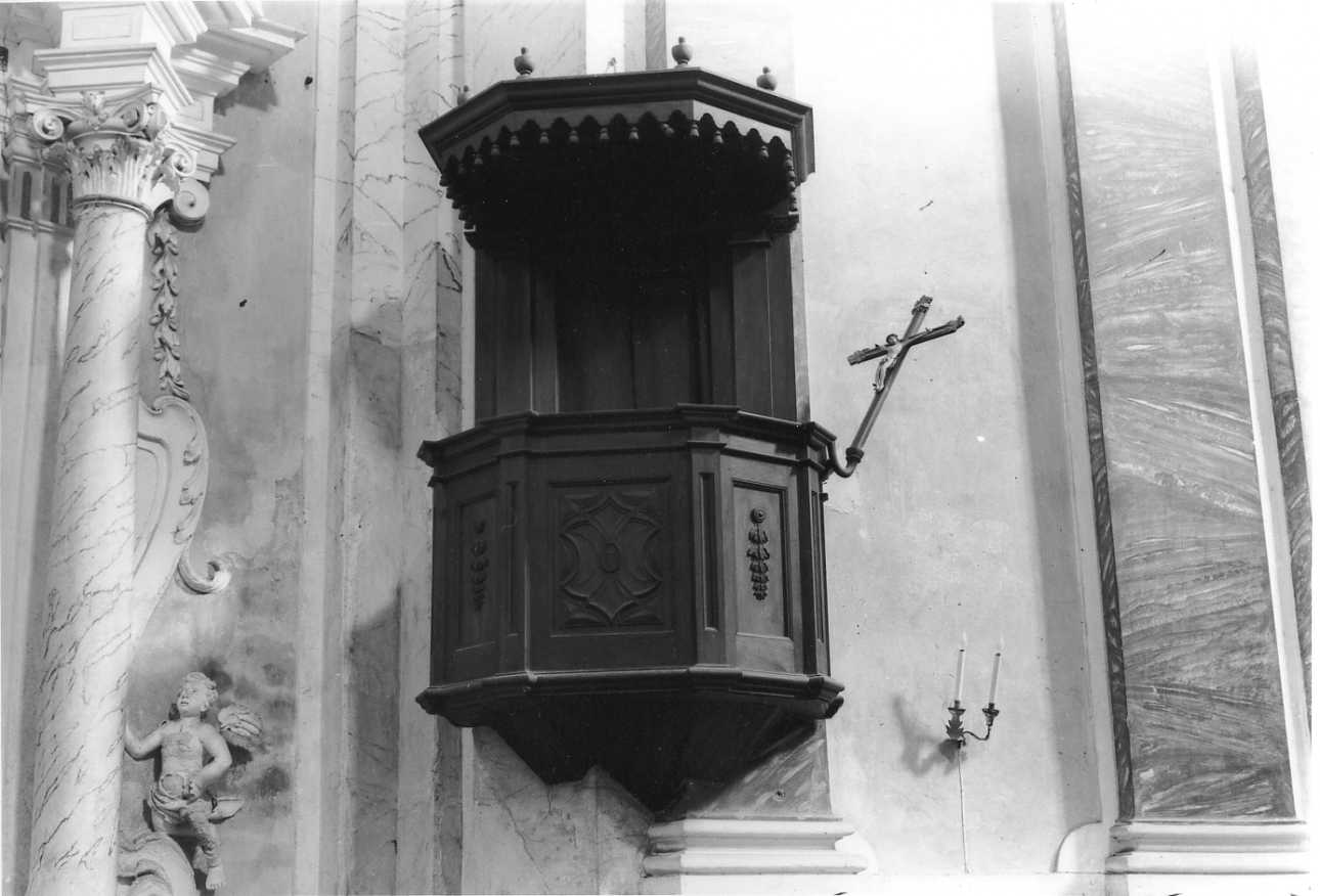 pulpito, opera isolata - bottega cuneese (metà sec. XVIII)
