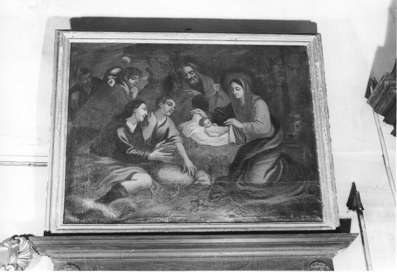 adorazione dei pastori (dipinto, opera isolata) - ambito cuneese (sec. XVIII)