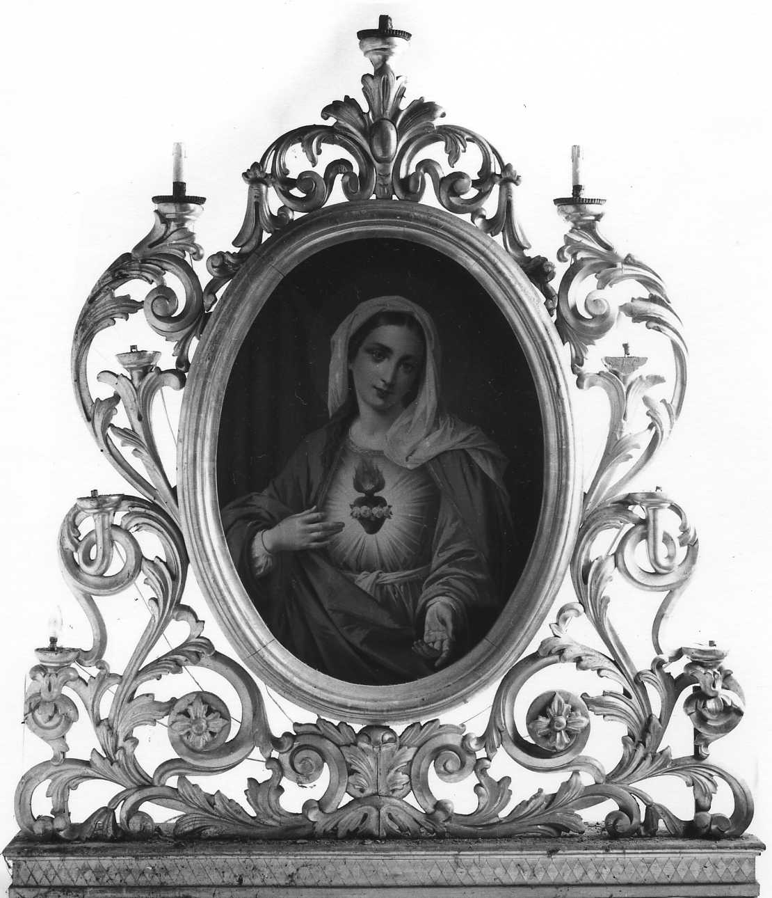 candelabro, opera isolata - ambito piemontese (seconda metà sec. XIX)