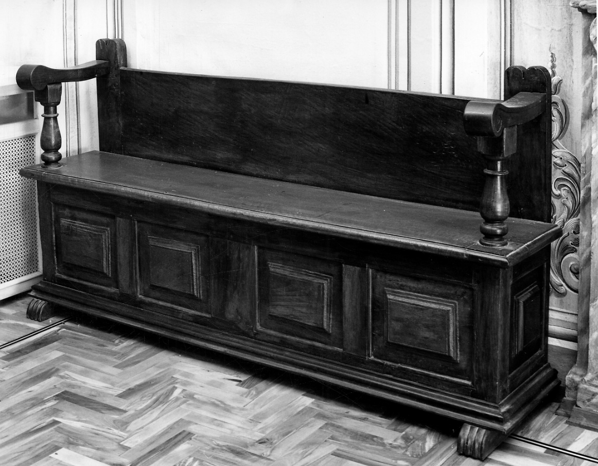 panca, opera isolata - produzione piemontese (sec. XVII)