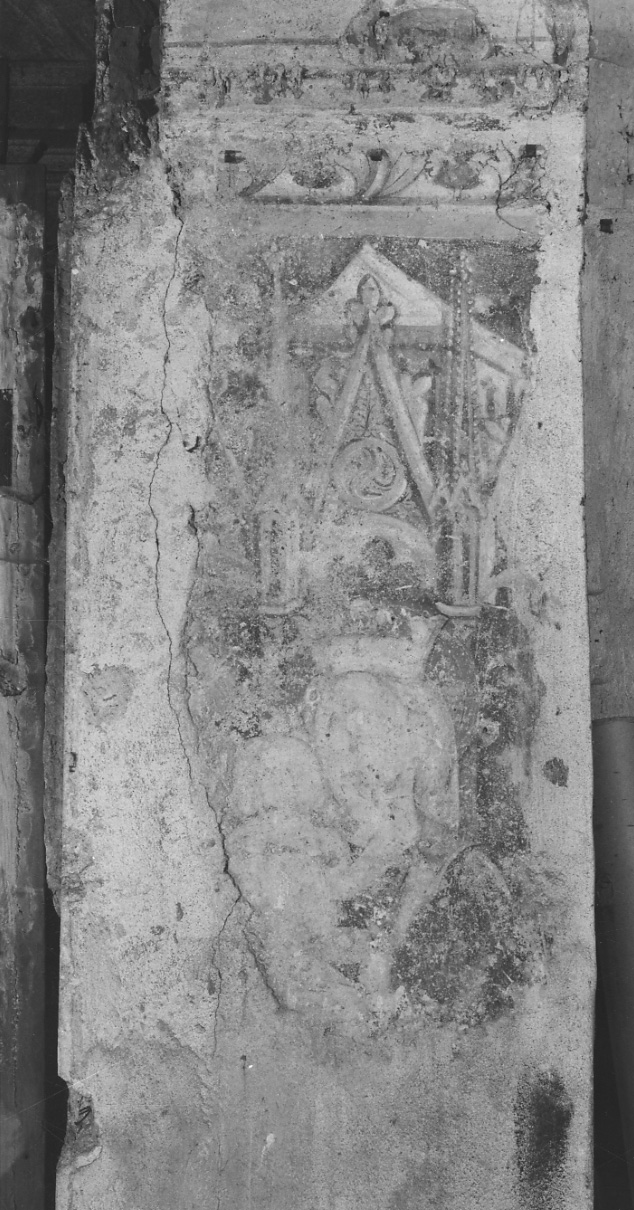 Madonna con Bambino in trono (dipinto, opera isolata) - ambito novarese (inizio sec. XV)