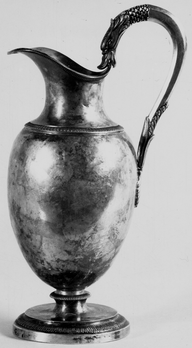 brocca, opera isolata - bottega genovese (secondo quarto sec. XIX)