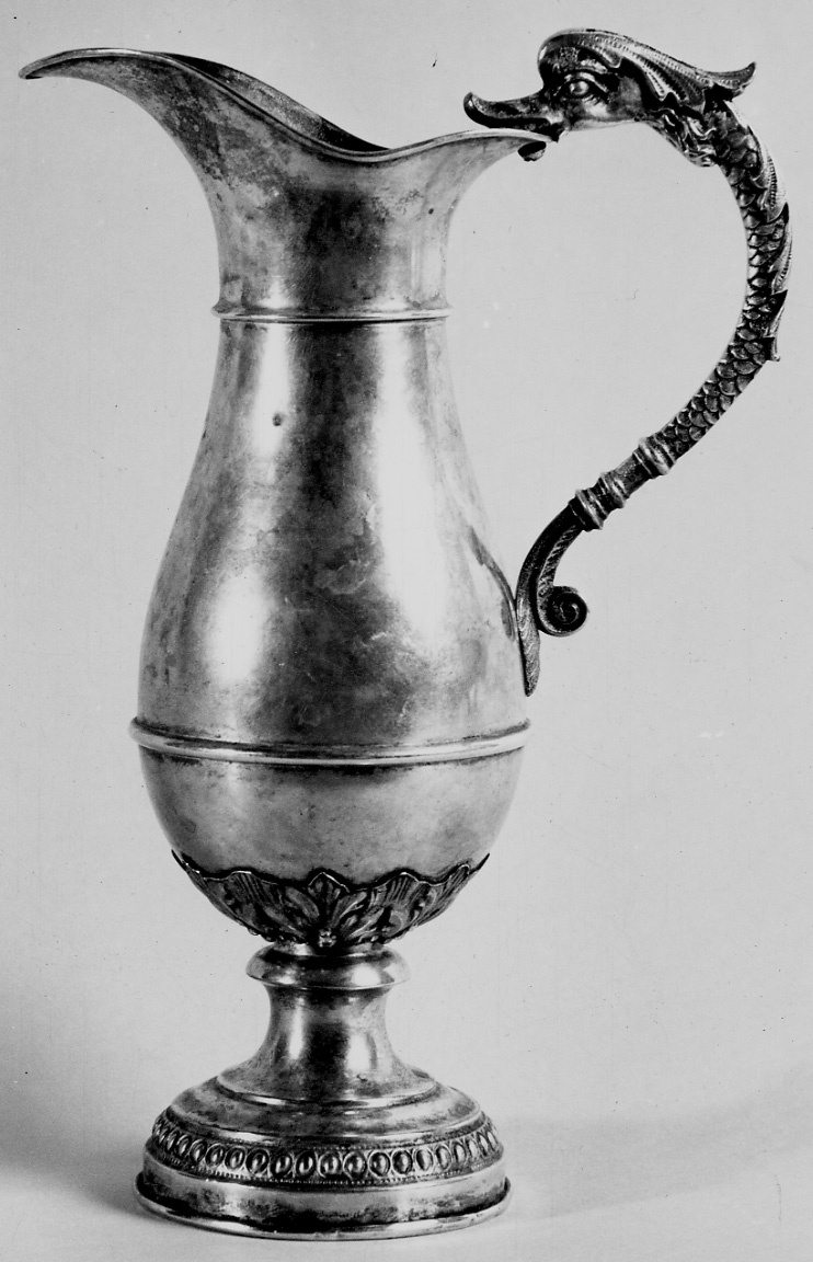 brocca, opera isolata - bottega piemontese (metà sec. XIX)