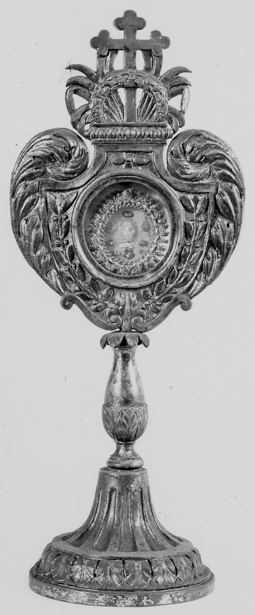 reliquiario - a ostensorio, opera isolata - bottega lombarda (prima metà sec. XIX)