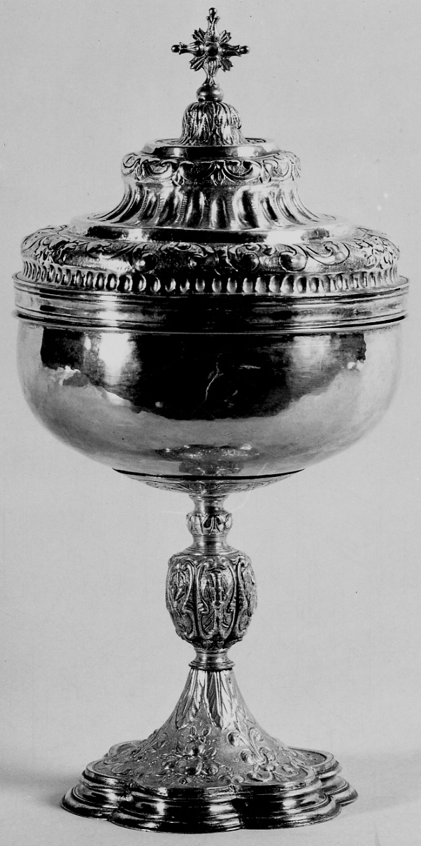 pisside, opera isolata - bottega lombarda (prima metà sec. XVII)