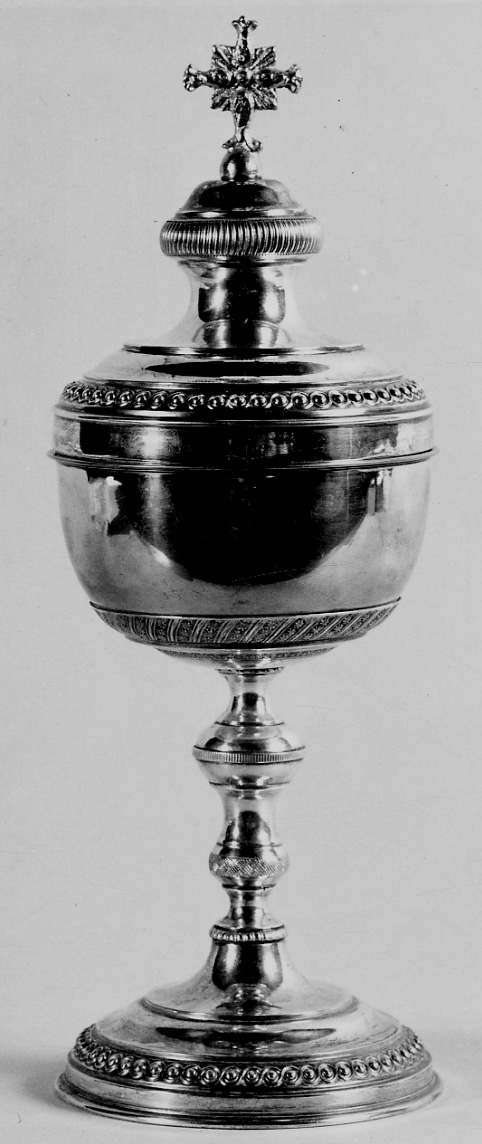 pisside, opera isolata - bottega piemontese (prima metà sec. XIX)