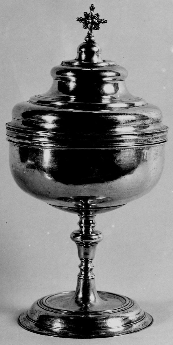 pisside, opera isolata - bottega novarese (sec. XIX)