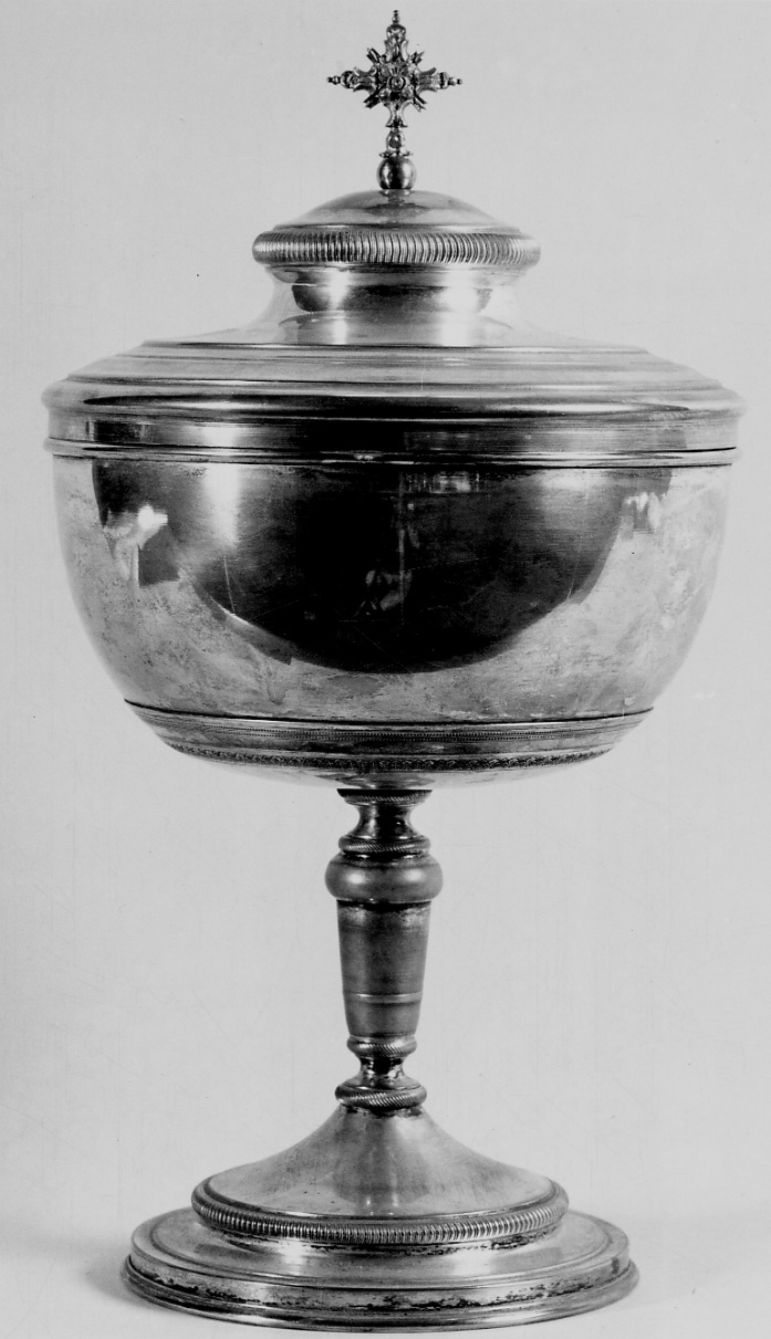 pisside, opera isolata - bottega piemontese (prima metà sec. XIX)