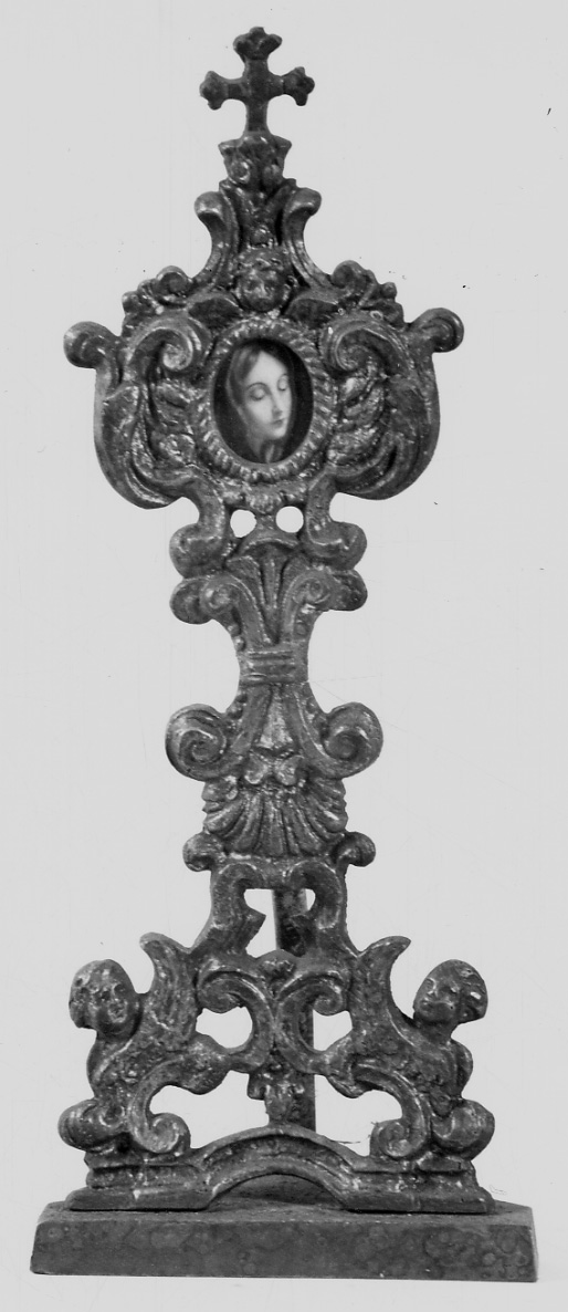 reliquiario - a ostensorio, opera isolata - bottega novarese (fine sec. XIX)