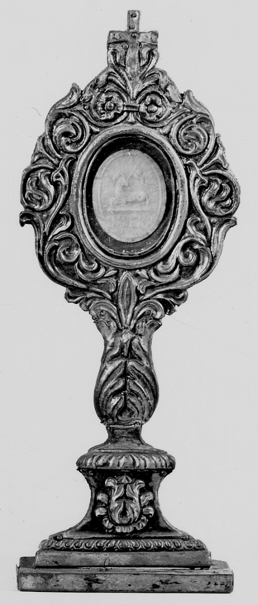 reliquiario - a ostensorio, opera isolata - bottega novarese (metà sec. XIX)